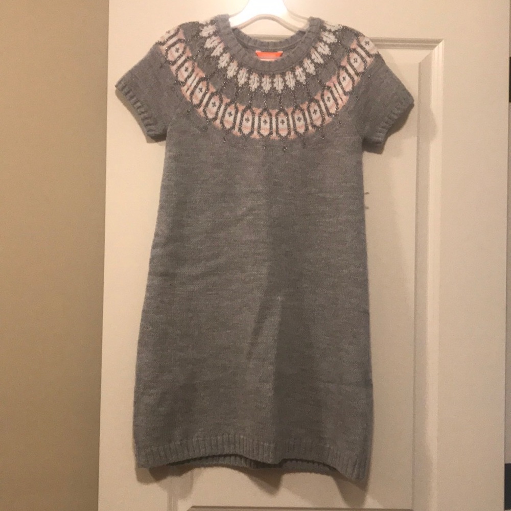 Girls gray sweater dress in XL